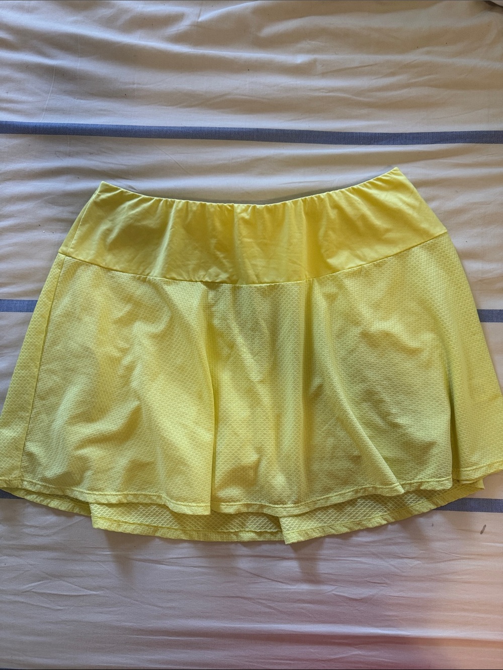 Tail Yellow Mini Skirt